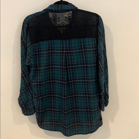 Green and Black Plaid Shirt from UO in Small - Picture 2 of 3